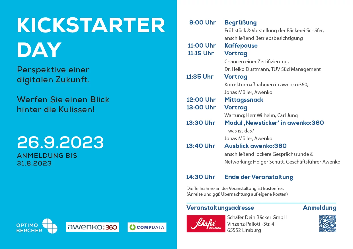 Programm Kickstarter Day Limburg